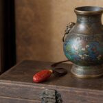 中国骨董品（七宝花瓶）と血赤珊瑚の買取事例｜芝田美術