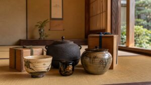 岐阜市での茶道具(茶碗・茶釜・棗)出張買取事例