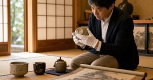 可児市 遺品整理 骨董品 出張買取 茶道具