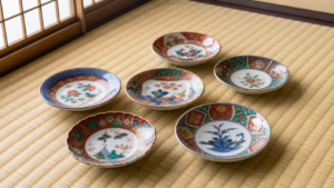 九谷焼の色絵小皿の買取事例|芝田美術(岐阜・愛知の骨董品買取)