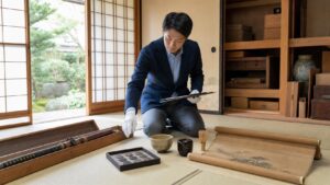 関市 遺品整理 骨董品買取 茶道具 掛け軸 刀 芝田美術