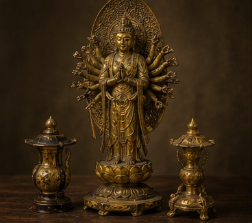 金銅仏の買取査定で確認する品物の生成写真