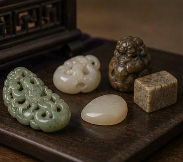 玉器・彫刻の買取査定で確認する品物の生成写真