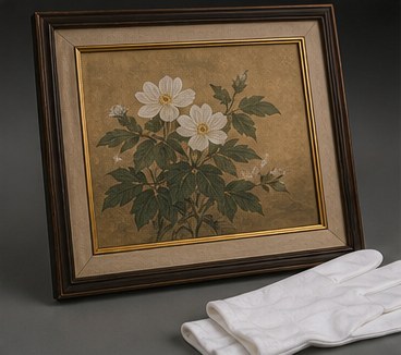 日本画の買取査定で確認する品物の生成写真