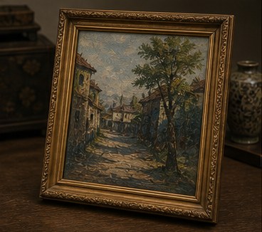 洋画・油彩の買取査定で確認する品物の生成写真