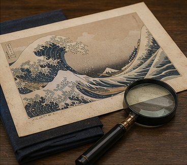 版画の買取査定で確認する品物の生成写真