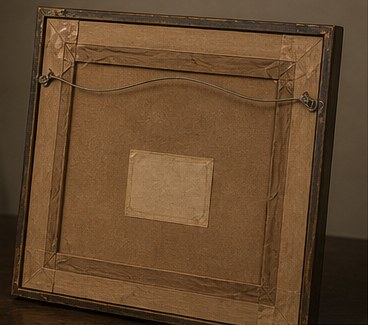 額装・保存状態の買取査定で確認する品物の生成写真