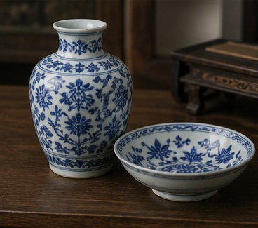 陶磁器の買取査定で確認する品物の生成写真