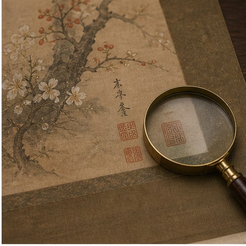 落款・印章の買取査定で確認する品物の生成写真