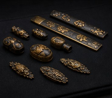 小柄・目貫の買取査定で確認する品物の生成写真