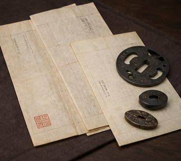 登録証・資料の買取査定で確認する品物の生成写真