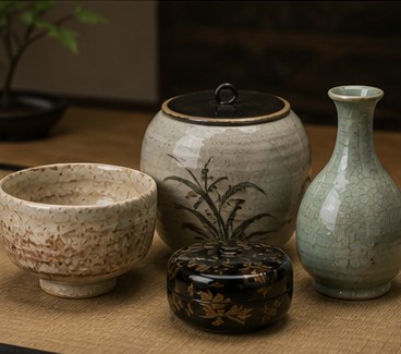 茶陶の買取査定で確認する品物の生成写真