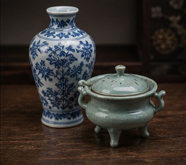 中国陶磁器の買取査定で確認する品物の生成写真