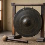 岐阜市の銅鑼・バチの骨董品買取事例 - 芝田美術の出張査定