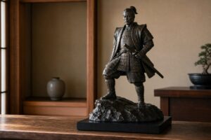 可児市で買取した北村西望作のブロンズ彫刻