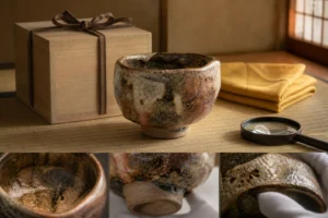 北大路魯山人の茶碗の査定ポイントを紹介する画像